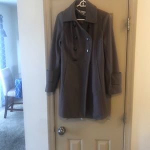 Never worn stone grey size 8 coat